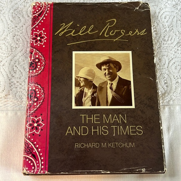 WILL ROGERS THE MAN AND HIS TIMES HARDCOVER BOOK wDUST COVER RICHARD KETCHUM VTG - Picture 2 of 12